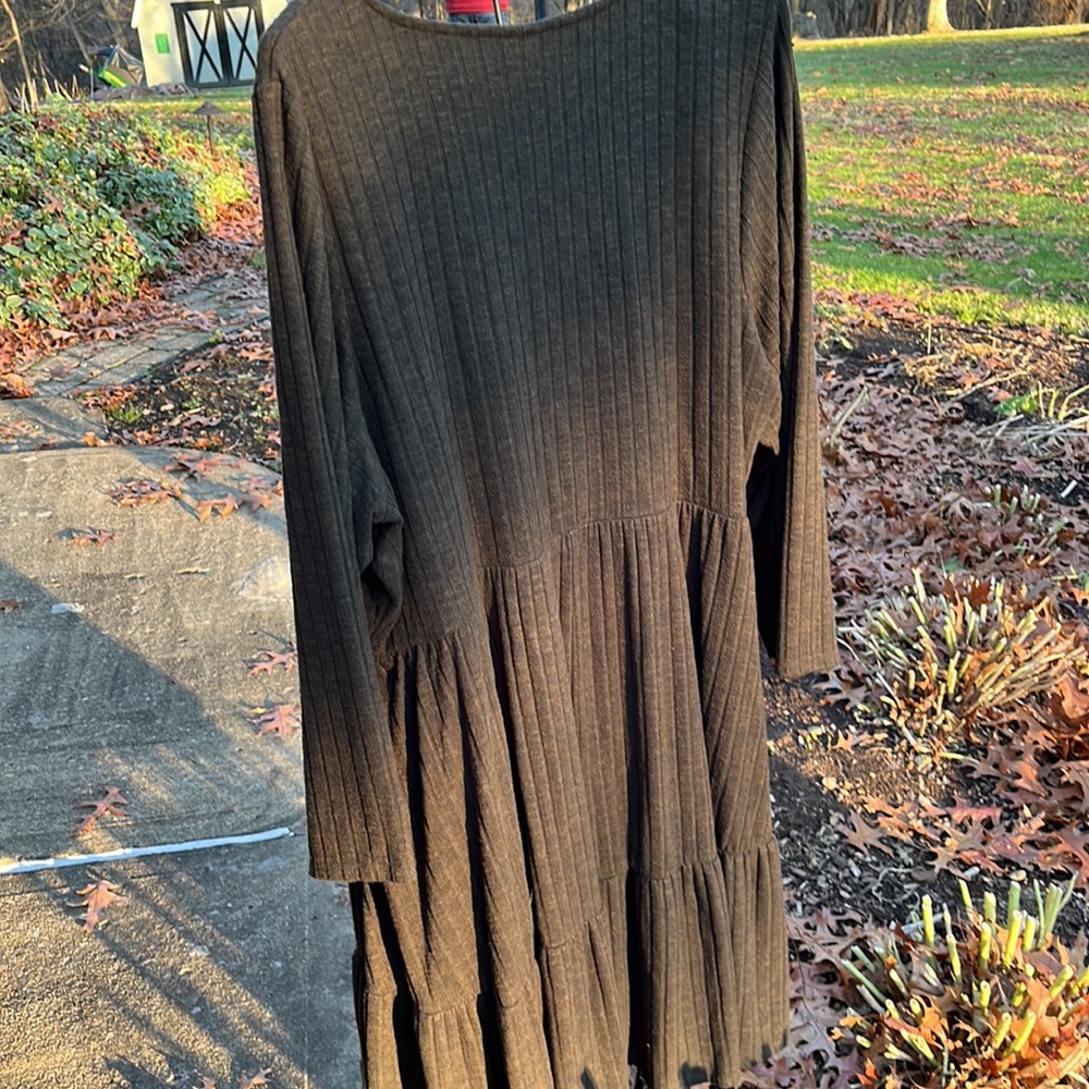 Torrid Dress Dark olive green EUC - Picture 5 of 5